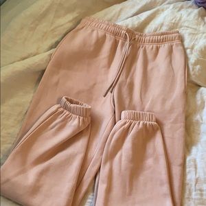 NWT Topshop Blush Pink Sweatpants